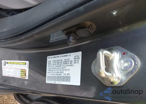 2019 Honda Odyssey Ex-L from USA, damaged, VIN 5FNRL6H72KB046498